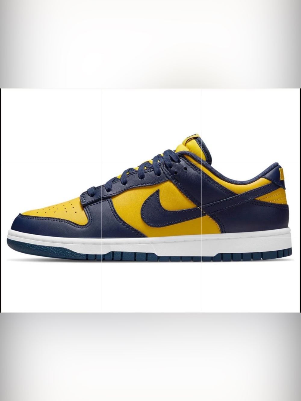Nike Dunk Low “Michigan” Women’s 8.5/Mens 7 Sneakers in Blue and Yellow